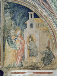 Milagro de San Pedro y Juan en la puerta del templo